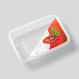 Food Packing Container Label - Triangle