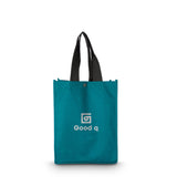 Shopping Bag with Snap Button Closure