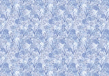 Blue Flowers and Leaves Seamless (WA - NPT0154)