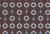 Square Inside Circles Pattern Brown BG Seamless (WA-GTF0641)