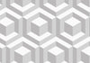 3D Cubic Pattern Light Gray BG Seamless (WA-3345853)