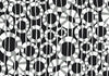 White Ring Patterns Black BG Seamless (WA-KAT0072)