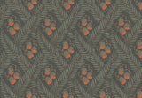 3 Small Buds Pattern Green BG Seamless (WA - 6085460)