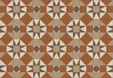 Ethnic Theme Pattern Khaki/Brown BG Seamless (WA-GTF0655)