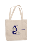 Canvas Tote with Spot Graphics Art