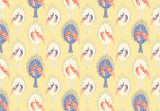 2 Birds Pattern Yellow BG Seamless (WA-5999067)